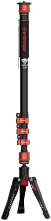 IFOOTAGE Cobra 3 A180F,Camera Monopodd with Tripod Base,Aluminum Professional Video Monopo,Suitable for SLR Cameras and Camcorders(71") by IFOOTAGE