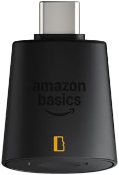 Amazon Basics Micro SD Card Reader USB-C 3.0, High Speed Data Transfer up to 200MB/s, Compatible with Smartphones, Tablets, Laptops by AmazonBasics