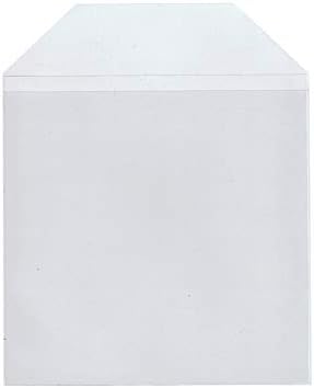 Maxtek 50 Pieces Clear Transparent CPP Plastic CD DVD Sleeves Envelope Holder, 100 Micron Thickness. by Maxtek