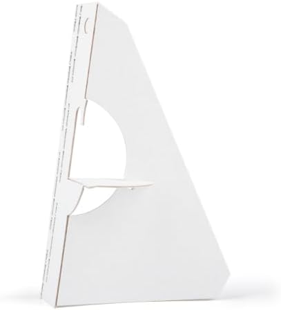 Lineco Self Stick Easel Backs 5 in. White Pack of 25 by Lineco