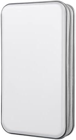 96‑Capacity Hard Plastic CD/DVD Binder for Car, Home & Travel by Bivisen