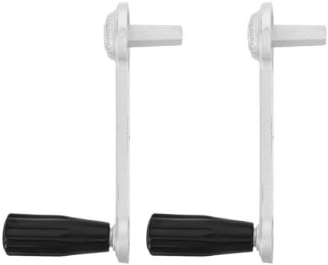 Operitacx 2pcs Window Crank Handle Replacement: Non-Slip Crank Handle with Hexagonal Shaft for Roller Shutter Casement Awning Windows Manual Roller Blinds Easy to Use by Operitacx