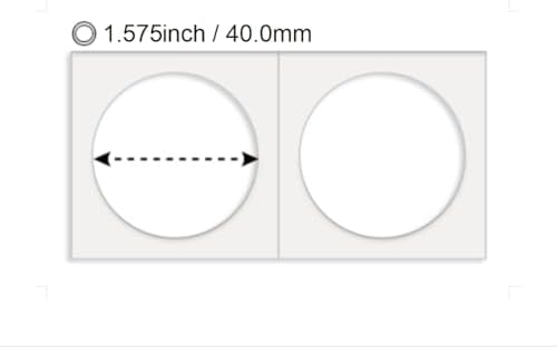 Boen 40mm Coin Flips 1000 Pcs 2x2 Cardboard Holders for Large Dollar - Image 2