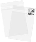 Golden State Art 7x9 Inch Crystal Sealed Clear Plastic Sleeves,100 Pack by GoldenStateArt