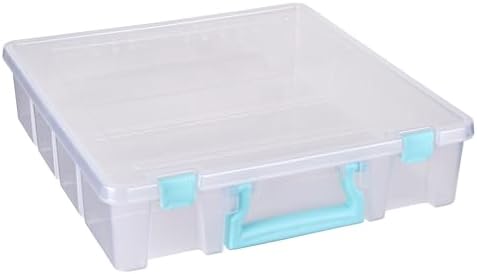 ArtBin Super Satchel 1-Compartment Craft Storage Box, Clear by ArtBin