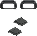 JJC 2-Pack FDA-EP20 Eyecup Eyepiece Eye Cup & FA-SHC1M Hot Shoe Cover Cap for Sony A6700 Camera by JJC