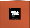 Pioneer Book Cloth Cover Post Bound Album 8"X8", Orange by PioneerPhotoAlbums