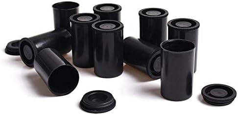 AKIRO Film Canisters with Caps 35 mm Empty Camera Reel Storage Containers Case Plastic Storage 15 Pack Black - Image 2