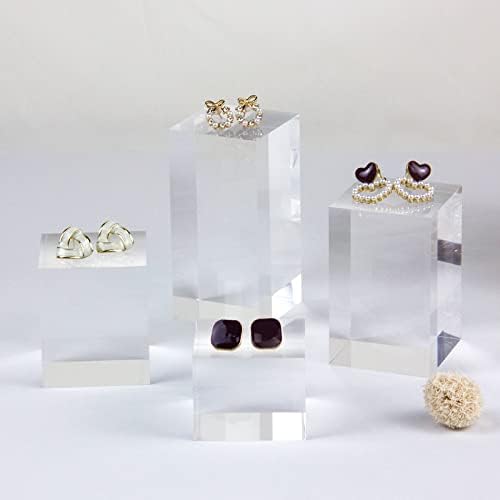 Polished Acrylic Cube Cylinder Round Photo Props, Transparent Cube - Image 3
