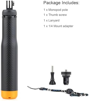 SOONSUN 4-in-1 Floating Tripod Selfie Stick for GoPro Hero 13 12 11 10 9 8 - Image 6