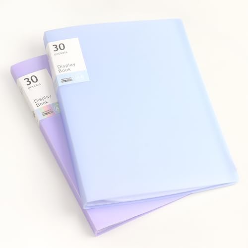 Tamaki Binder with Plastic Sleeves for A4 Size, 30 Pocket, 1 Pack, Blue - Image 5