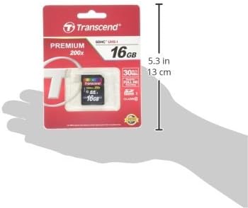 Transcend 16GB SDHC Class 10 Flash Memory Card Up to 30MB/S (TS16GSDHC10) - Image 3