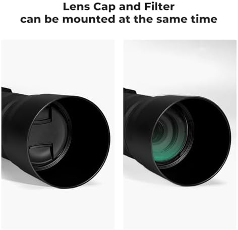 K&F CONCEPT Lens Hood Replace of ET-74B Hood Fits 67mm Filters & Lens Caps - Image 5