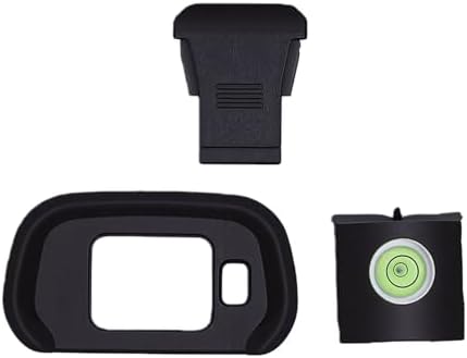 Camera Eyecup Hot Shoe Cap Level Kit for R7, Silicone Eyecup with Stray Light Guard, Hot Shoe Cover Anti Dust, Bubble Spirit Level for Landscape Photography, Portable Camera - Image 2