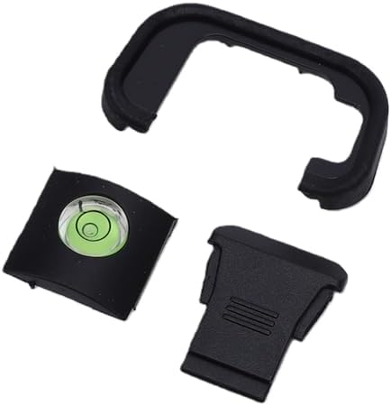 Zopsc Viewfinder Eyecup, Replacement Eyepiece Fit for RP R8 Cameras, Silicone Rubber Eye Cup with Hot Shoe Cover Level, Portable Camera Accessories for Photography - Image 3