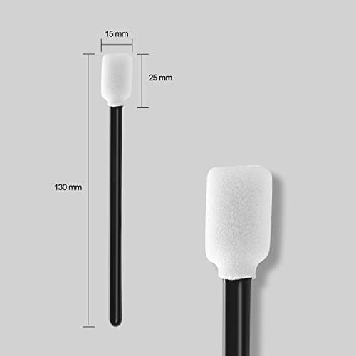AAwipes Foam Swabs (200 pcs, 5.25", Black) - Lint Free Foam Tip Swab Cleanroom Sponge Stick Detailing Lab Swabs for Camera, Inkjet Printer, Optical Lens, Optical Equipment (C714BLK) (Pack of 4) - Image 3