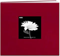 Pioneer 8 Inch by 8 Inch Postbound Fabric Frame Cover Memory Book, Re by PioneerPhotoAlbums