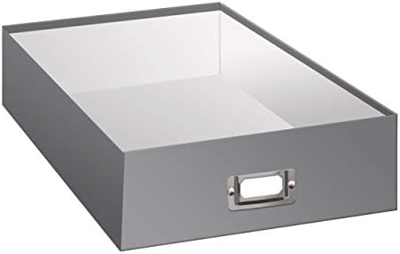 Jumbo Scrapbook Storage Box, Gray - Image 3