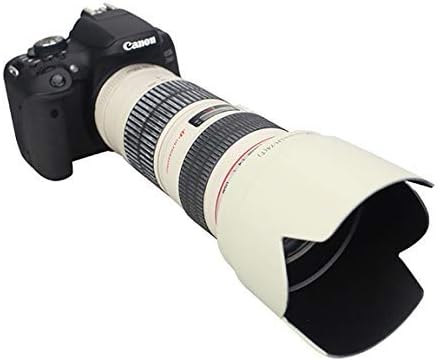 JJC Professional LH74T White Tulip Flower Lens Hood Compatible with Canon 70-200mm F 4 Lens Replaces Canon ET-74 ET74 - Image 7