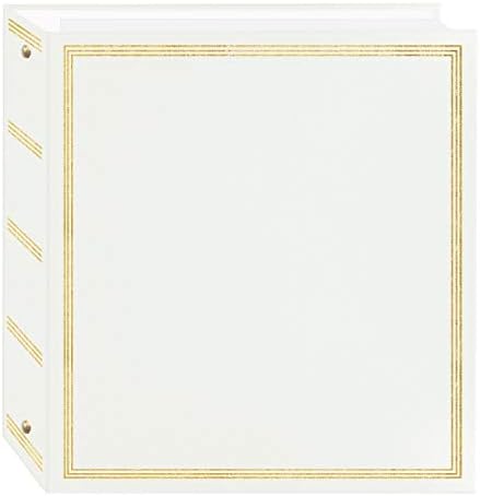 Pioneer Photo Albums TR-100W TR-100 White Magnetic 3-Ring Photo Album 100 Page by PioneerPhotoAlbums