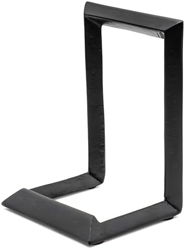 Red Co. 8” Decorative Metal Display Plate Stand and Art Holder Easel in Black Finish by RedCo