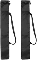 PATIKIL 29 x 4 Inch Tripod Carrying Case, 2 Pack Camera Tripod Carrying Bags Oxford Cloth Padded Bag for Camera Gear Mic Light Stand Sheet Music Photography Accessories, Black by PATIKIL