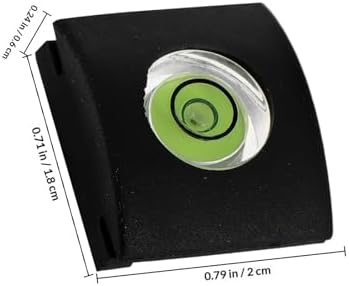 BESPORTBLE Camera Providing Stability and Protection Hot Shoe Cover with Spirit Level 5pcs Plastic Material for Accurate Leveling for Digital Cameras - Image 2