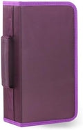 DVD Case CD Storage,128 Capacity CD Cases Holder DVD Storage Case Holders CD DVD Disc Case Storage Wallet Binder for Car Home Office Travel (128 Purple) by YILAGCDDVDCase
