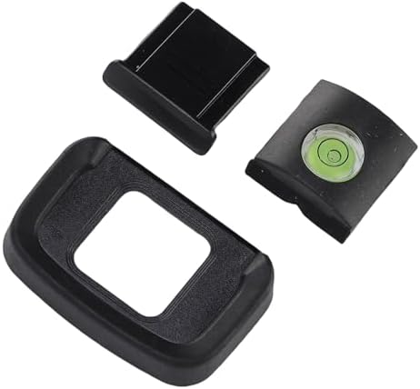 Qiilu 3 in 1 Eyecup Hot Shoe Cover Bubble Level Set Replacement for Z50 - Image 5
