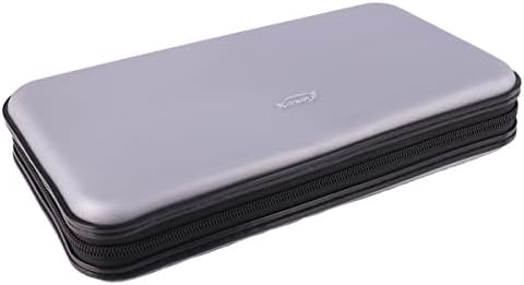 CD DVD Case, 72 Capacity Heavy Duty Wallet, DVD Case Holder for Car, Hard Shell Sturdy case, CD Disk Holder, DVD disc Binder, Booklet, Protective Blu-ray Wallet (72 Capacity,Silver) - Image 4