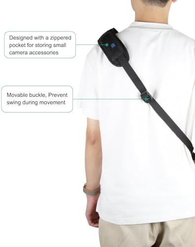 PULUZ Camera Shoulder Strap with Quick Release and Anti-Slip Soft Pad, Adjustable Camera Sling Strap for Photographers - Image 4