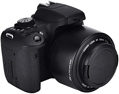 JJC Reversible Bayonet Lens Hood Shade for Canon EF 50mm F1.4 USM Lens, Replaces Canon ES-71II, Blocks Stray Light, Non-Glare Matte Finish, Compact Storage - Image 5