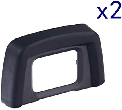 [2 Pack] DK-24 Viewfinder Eyepiece Eyecup Eye Cup Rubbe for Nikon D5000 D5100 D3000 D3100 Camera - Image 2