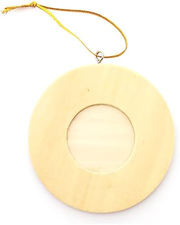 LWR CRAFTS Wooden Mini Round Photo Frame Pack of 12 - Image 5
