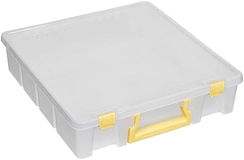ArtBin Super Satchel 1-Compartment Craft Storage Box, Yellow Latches - Image 4