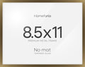 Homeforia 8.5x11 Bronze Diploma Frame, High-End Metal, Glass by Homeforia