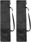 PATIKIL 33 x 9 Inch Tripod Carrying Case, 2 Pack Camera Tripod Carrying Bags Oxford Cloth Padded Bag for Camera Gear Mic Light Stand Sheet Music Photography Accessories, Black by PATIKIL