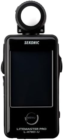 Sekonic LiteMaster Pro L-478D-U Light Meter, Touchscreen Incident & Reflected Meter with Flash Analyzing, Cine Frame Rate & Shutter Angle Control, Illuminance & Luminance Measurement - Image 5