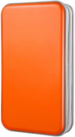 96‑Capacity Hard Plastic CD/DVD Binder for Car, Home & Travel by Bivisen