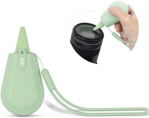 JJC Pocket-Sized Silicone Camera Dust Blower Small Lens Air Blower - Green by JJC