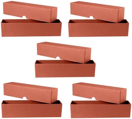 Guardhouse 8½" Single Row Storage Box for 2 x 2 Paper and Plastic Coin Holders in Quarter Orange Bundle of 5 by Guardhouse