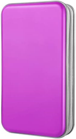96‑Capacity Hard Plastic CD/DVD Binder for Car, Home & Travel by Bivisen
