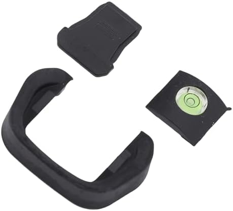 Pomya Camera Eyecup Viewfinder & Hot Shoe Cover Cap with Bubble Spirit Level Kit - Compatible with R5 R6, Soft Silicone Eye Cup, Dust Proof, Accurate Leveling - Image 7