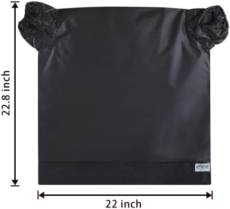 Darkroom Equipment eTone Film Changing Bag Camera Dedicated Film Developing Darkroom Zipper Bag Double Layer Load Photography 22X22.8'' Photography Accessories (M) - Image 3