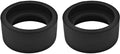 2PCS Eyepiece Eye Cup Soft Rubber Eyepiece Cover Binocular Eye Cups Replacement for 34-36 mm Stereo Microscope (Flat Angle), black by Unknown