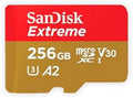 SanDisk 256GB Extreme MicroSDXC UHS-I Memory Card - C10, U3, V30, 4K, A2, Micro SD - SDSQXA1-256G-GN6MN by Unknown