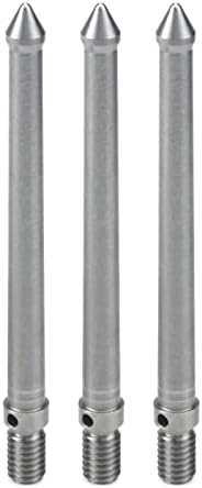 3 Pcs 3/8" Stainless Steel Tripod Ground Spike Mount Adapter(120mm) - Image 3