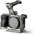 Camera Cage for/Compatible with Sony a6700 Lightweight Kit - Titanium Gray | | Mount Accessories | Custom Designed | ARCA Ready | Compatible | NATO TOP Handle | TA-T54-A-TG by Tilta