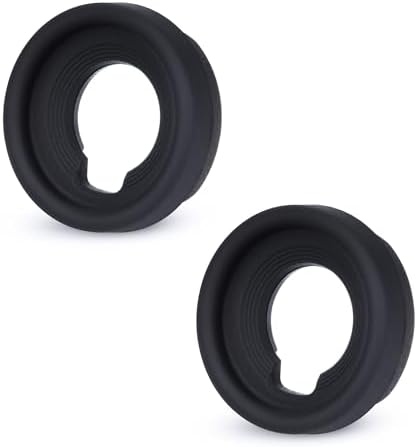 2 Pack Soft Silicone Camera Viewfinder Eyepiece Eye Cup for Fujifilm Fuji GFX100 II GFX100 GFX100S GFX50S II GFX 50S X-H2S X-H2 X-H1 X-T5 X-T4 X-T3 X-T2 X-T1, Replace Fujifilm EC-GFX Eye Cup by JJC