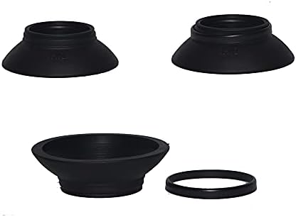[2-Pack] Viewfinder Eyecup Rubber Eyepiece Compatible for Nikon D810 D800 D700 D500 Camera, Replace for DK-19 - Image 2